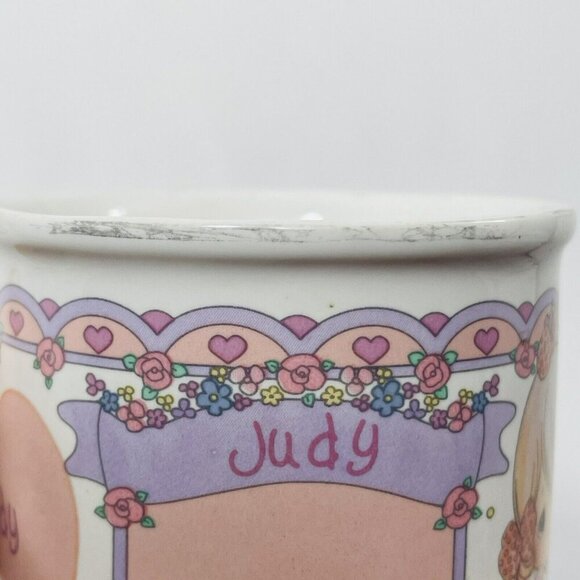 Precious Moments Enesco Judy Mug  Mother Women Girl Name Meaning Personalized - Picture 12 of 12